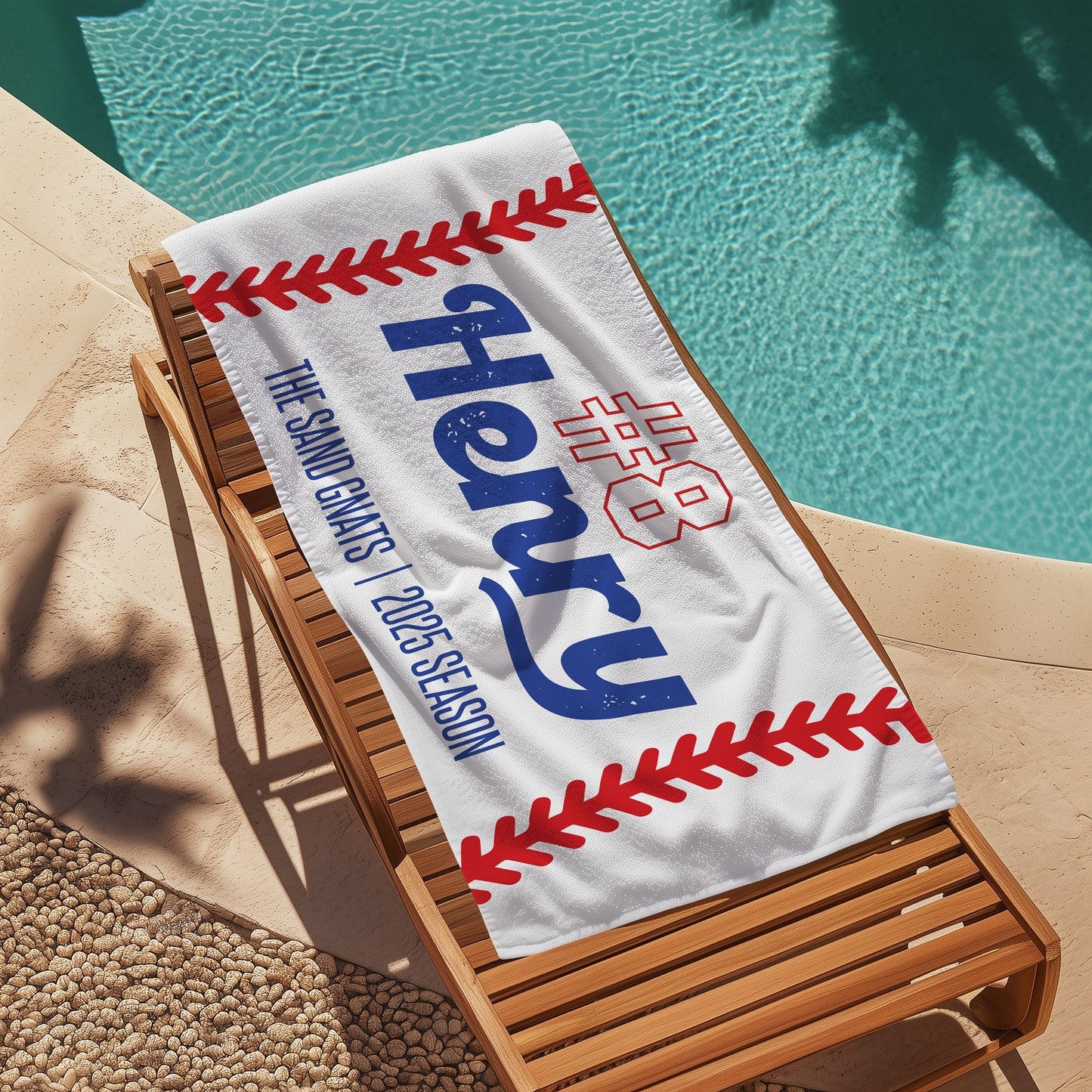 Baseball Beach Towel