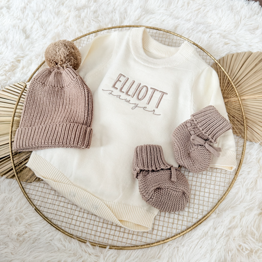 Knitted Baby Bundle - Elliott Sawyer