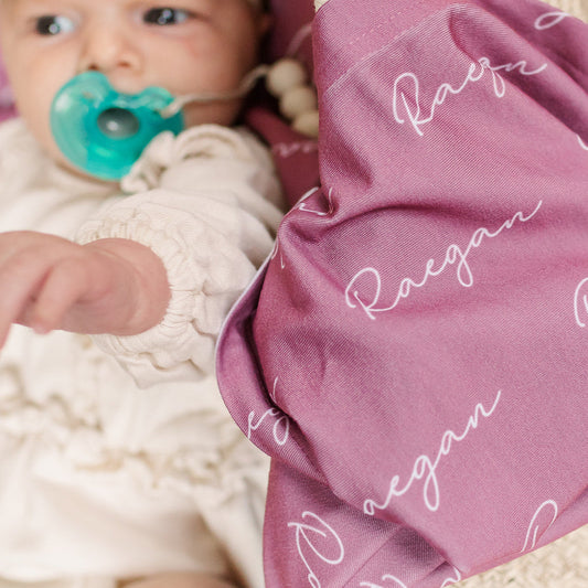 First Name Baby Swaddle