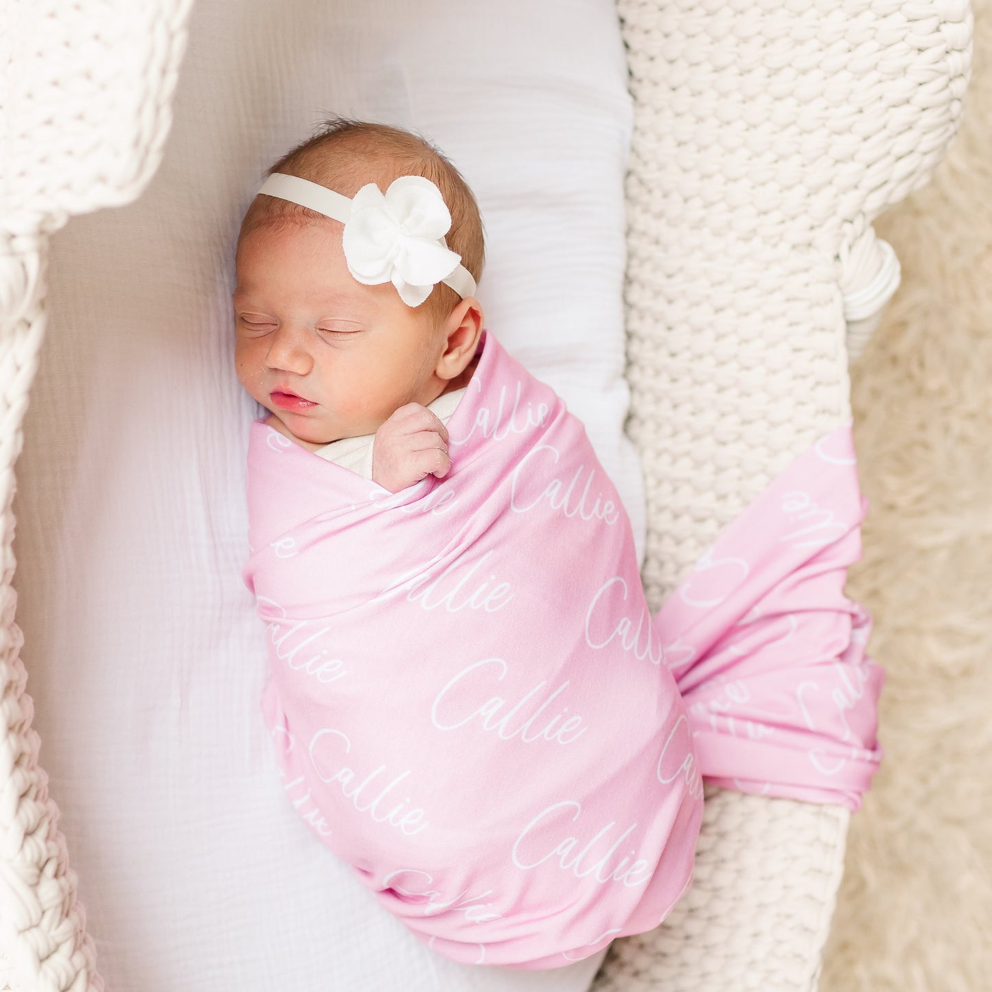 First Name Baby Swaddle