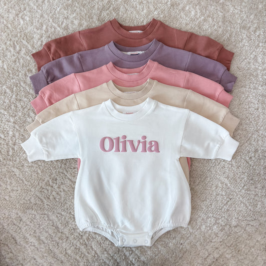 Personalized Bubble Romper - Olivia