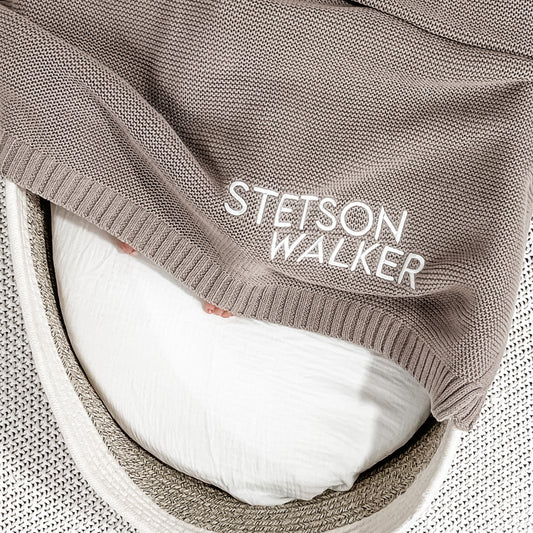 Stetson Walker Custom Name Blanket