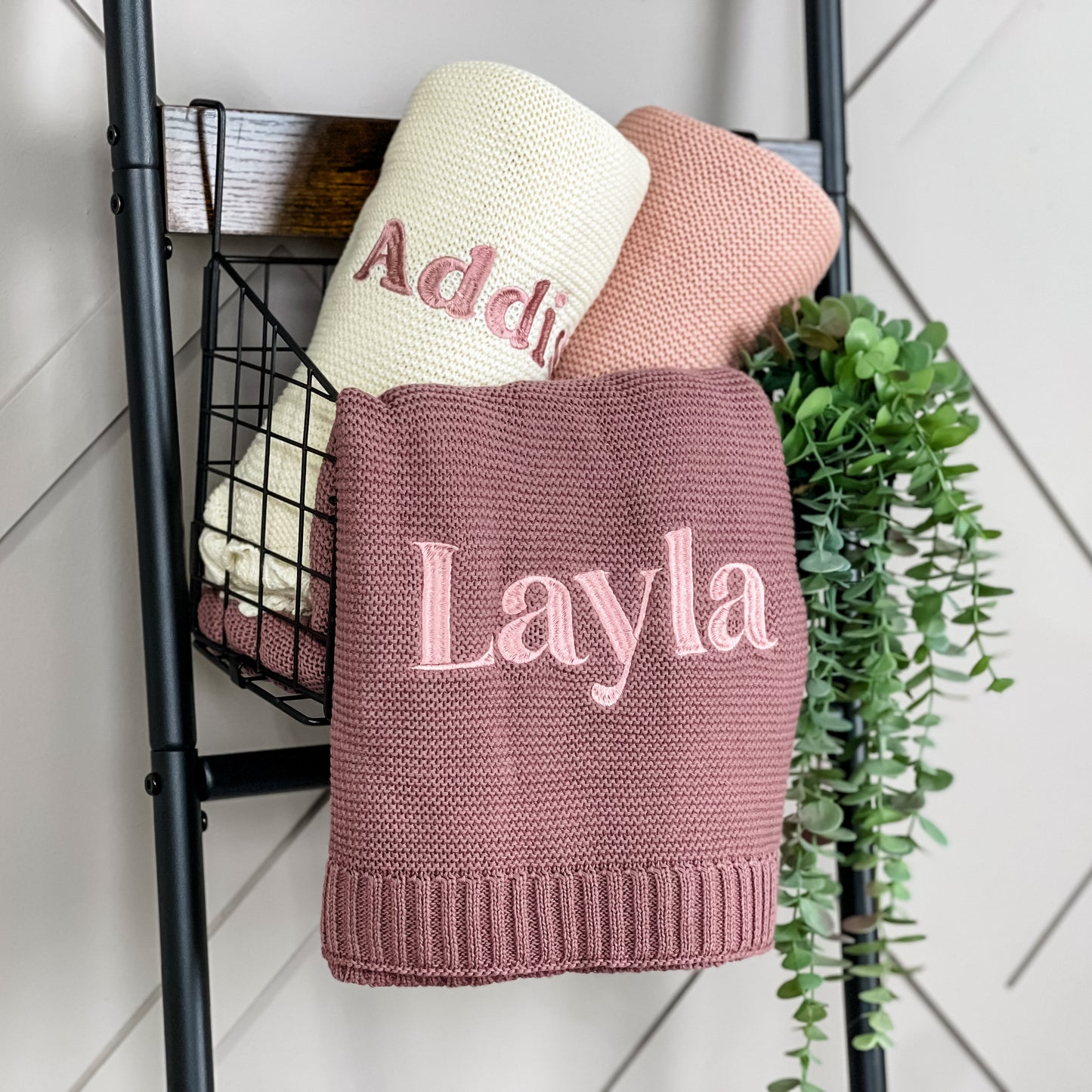 Layla Custom Name Blanket