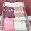 Baby Girl Custom Name Blankets