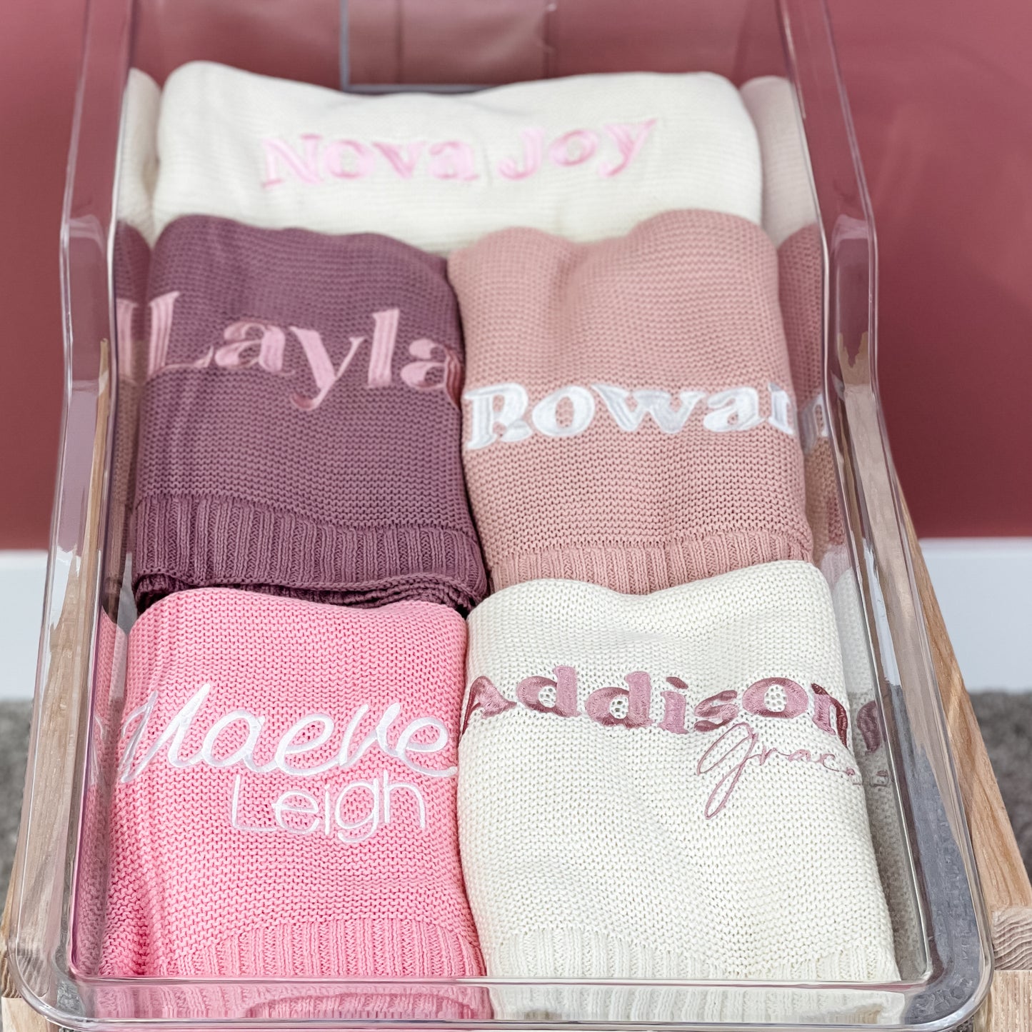 Layla Custom Name Blanket