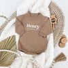 Embroidered Knit Romper- Two Names