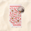 Groovy Floral Name Towel