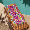 Funky Floral Beach Towel