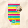 Initial Striped Towel