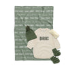 Romper, Booties, Hat or Bow and swaddle blanket: Ideal Model - Newborn to 2 months
