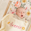 Daisy Baby Name Knit Blanket