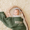 Revan Embroidered Knitted Blanket
