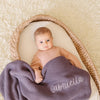 Gabriella Embroidered Knitted Blanket