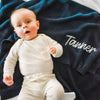 Tanner Baby Name Knit Blanket