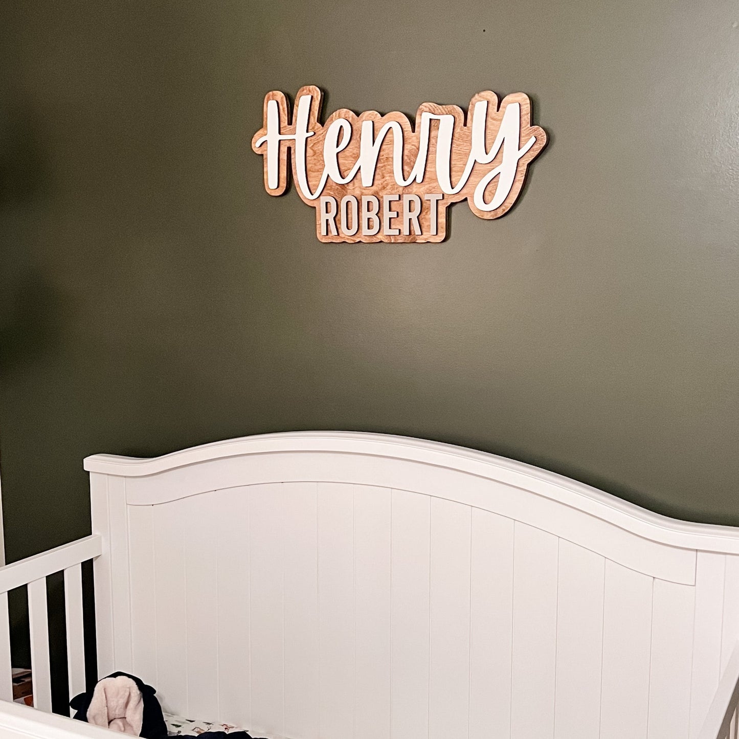 Henry Robert Outline Name Sign