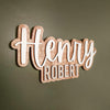 Henry Robert Outline Name Sign