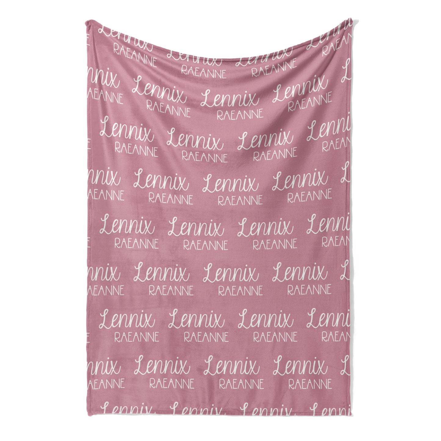 Minky Name Blankets: Ideal Model - 2 or more kids 6 or below