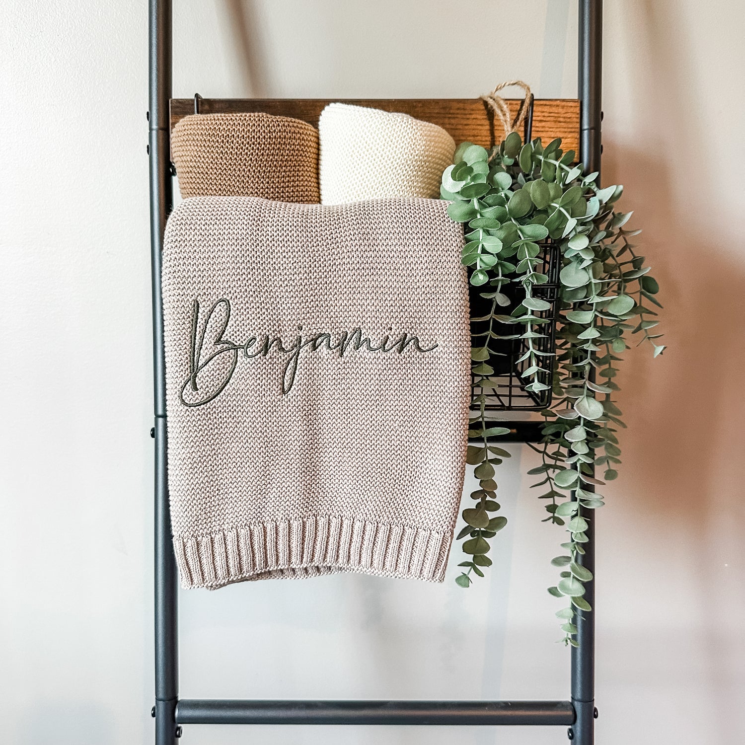 Diy Blanket Rack Metal Blanket Ladder Diy Blanket Personalized