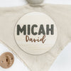 Micah David - 3D Personalized Birth Stat and Name Announcement