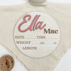 Ella Mae - 3D Personalized Birth Stat and Name Announcement