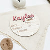 Kaylee Jane - 3D Personalized Birth Stat and Name Announcement