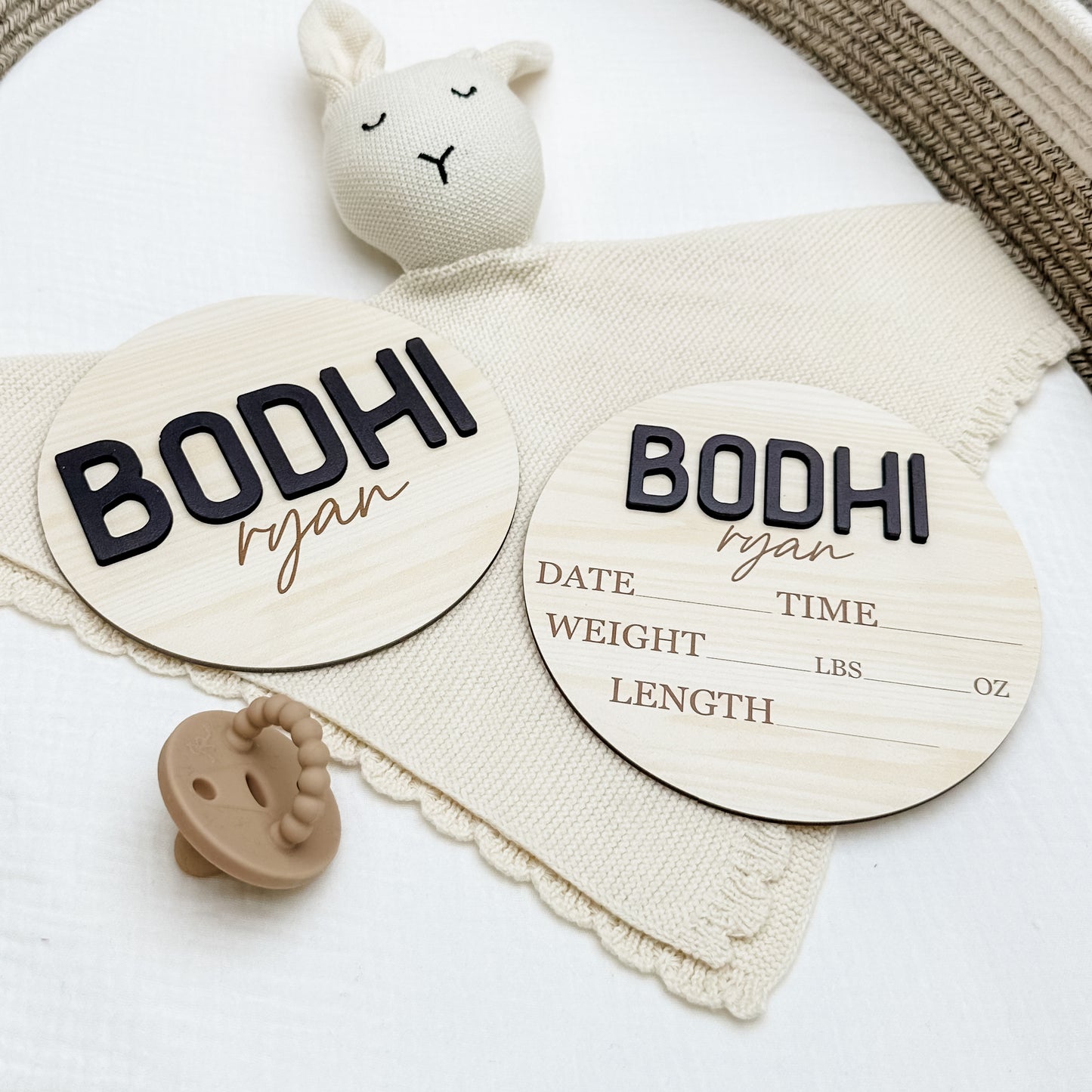 Bodhi Ryan - 3D Personalized Birth Stat and Name Announcement