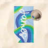Pastel Rainbow Beach Towel