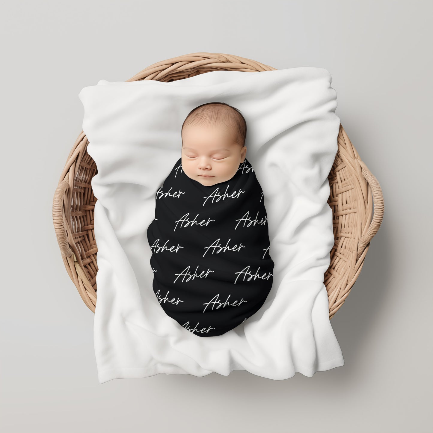 First Name Baby Swaddle