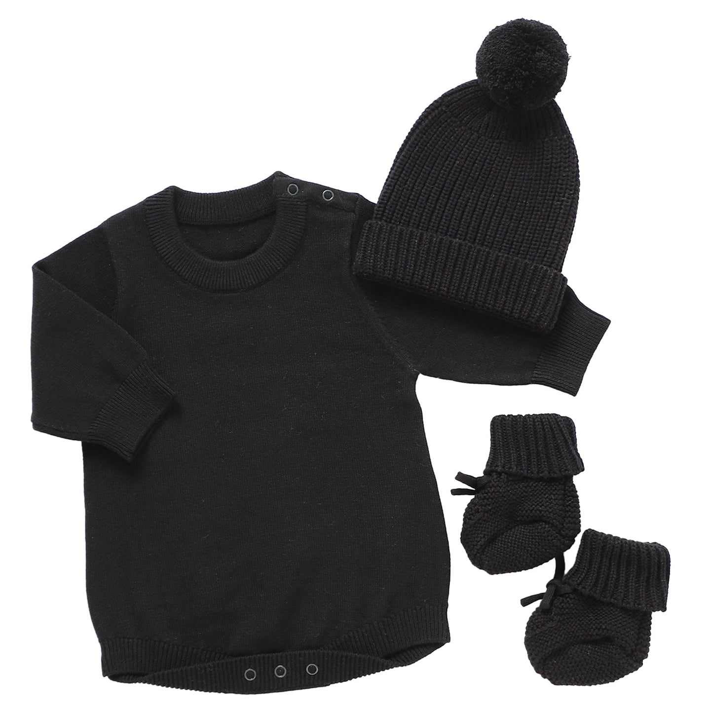 Knitted Baby Bundle - Pine