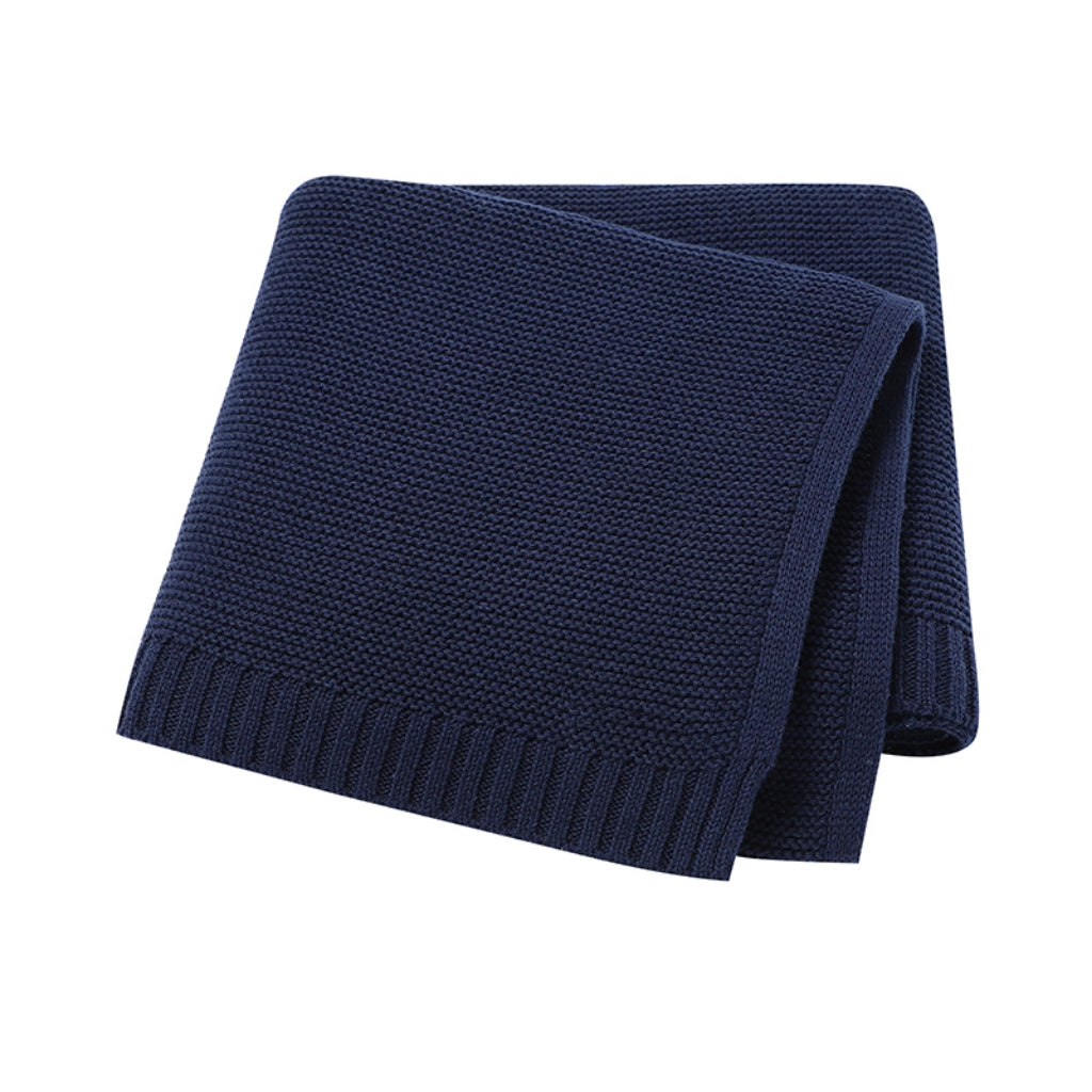 Revan Embroidered Knitted Blanket