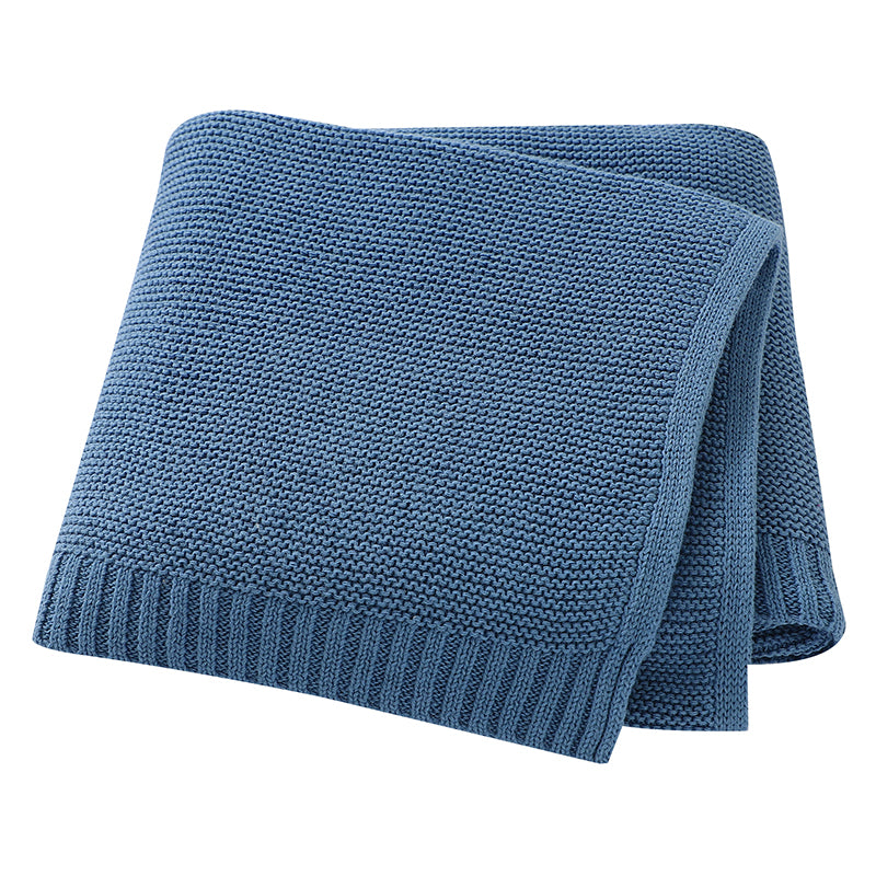 Revan Embroidered Knitted Blanket