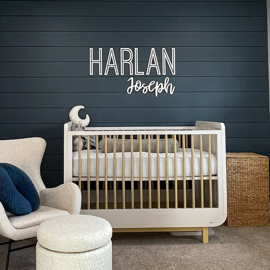 Harlan Joseph Name Cut Out