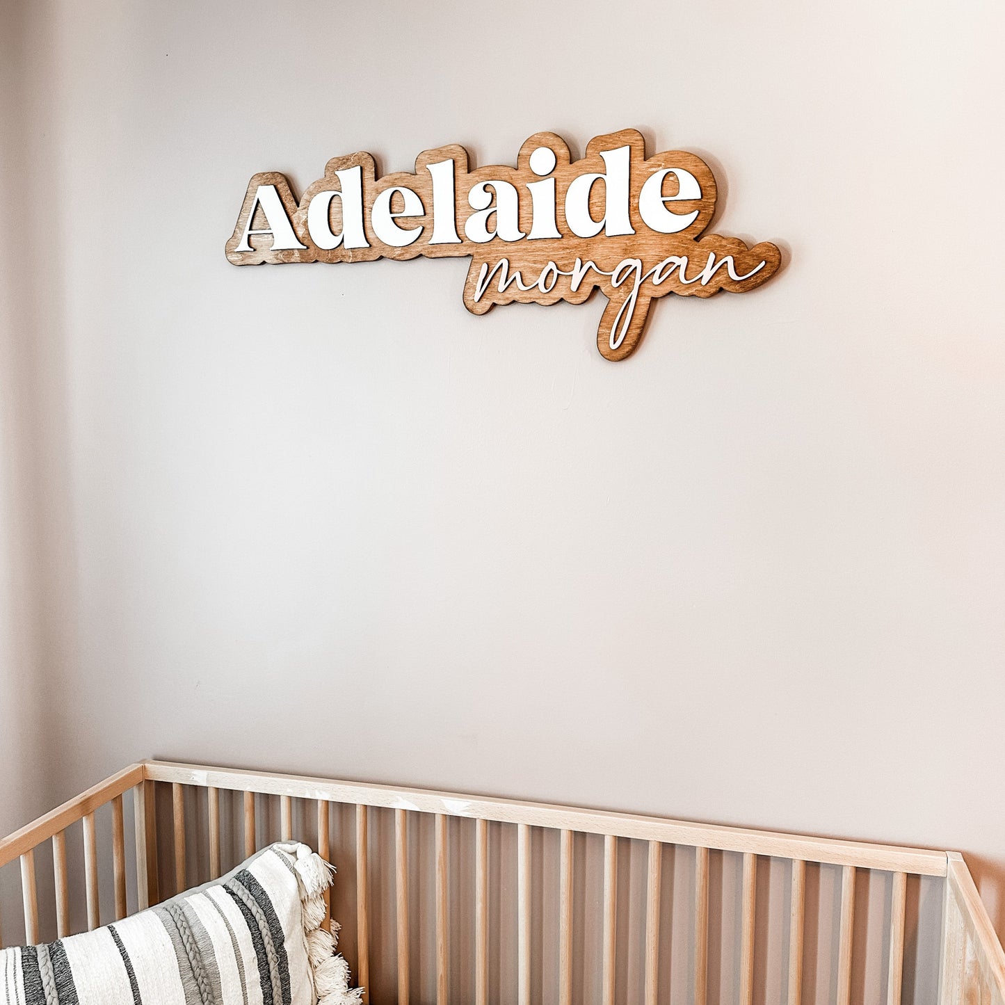 Adelaide Morgan Outline Name Sign