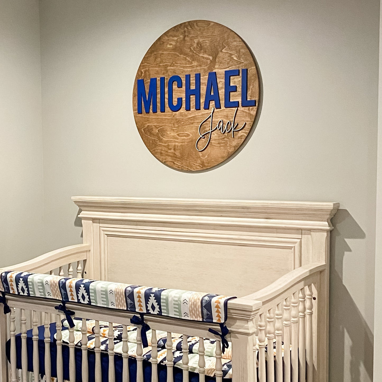 Michael Jack Round Name Sign