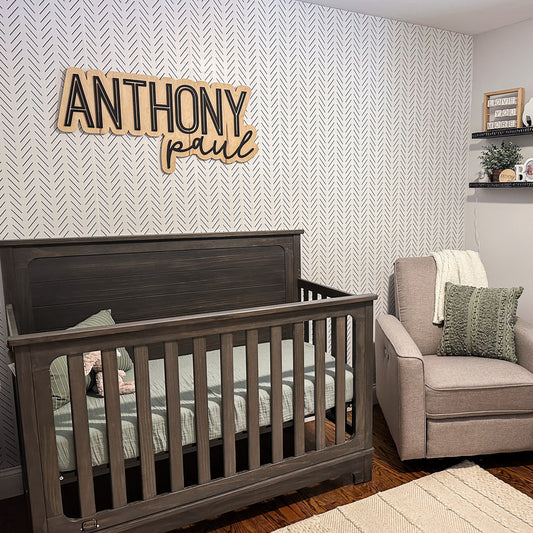 Anthony Paul Outline Name Sign