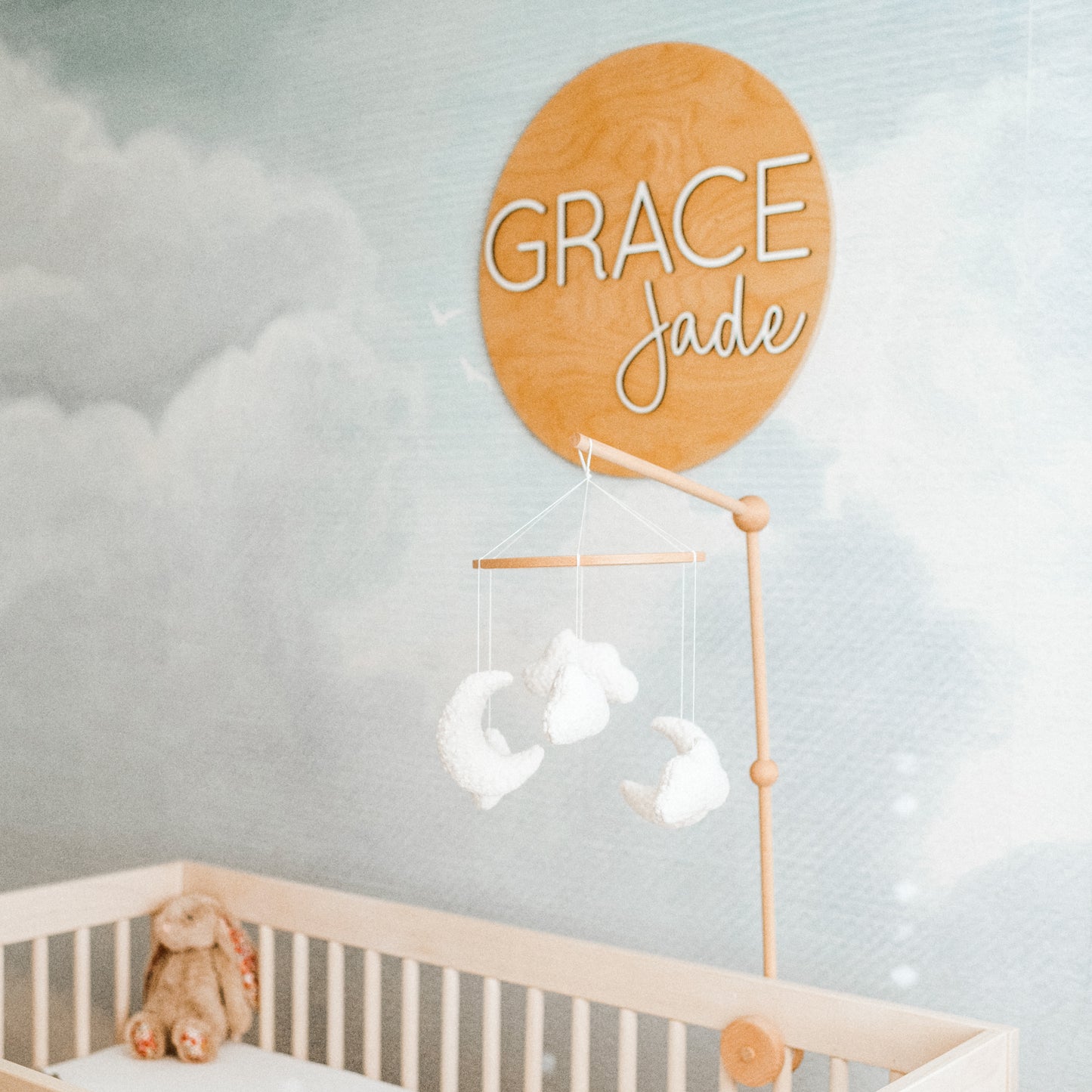 Grace Jade Round Name Sign