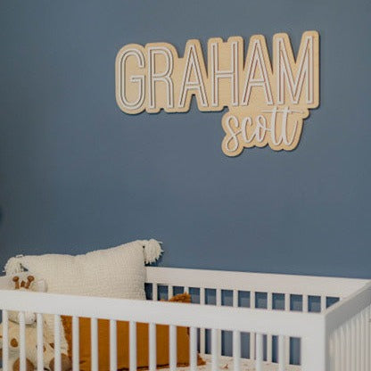 Graham Scott Outline Name Sign