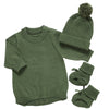 Knitted Baby Bundle - Pine