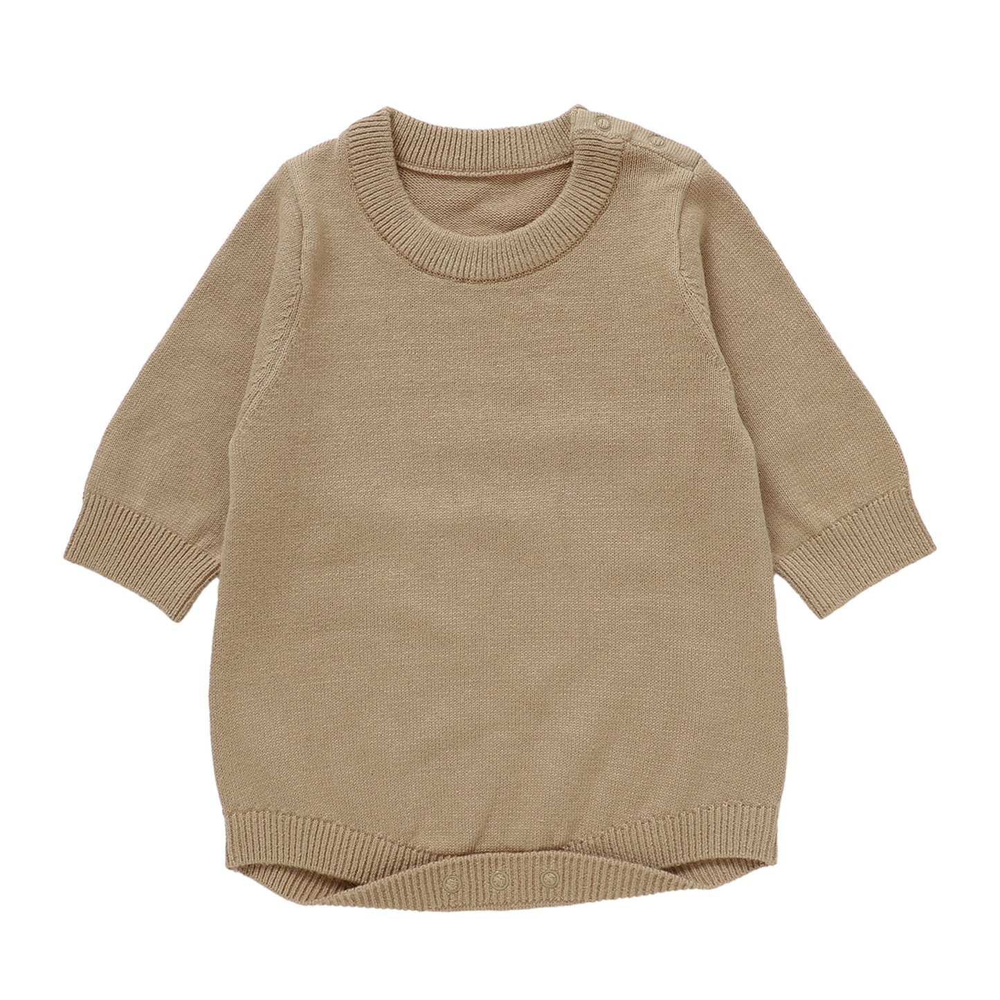 Embroidered Knit Romper- Two Names