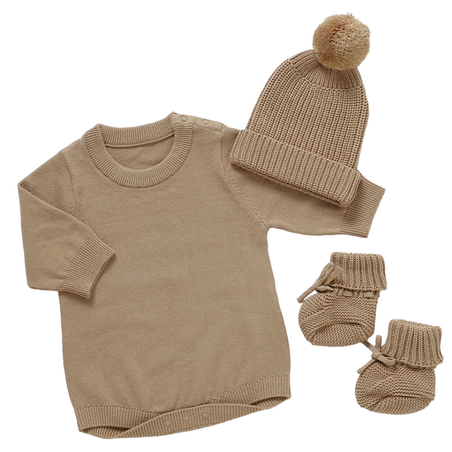 Knitted Baby Bundle - Pine